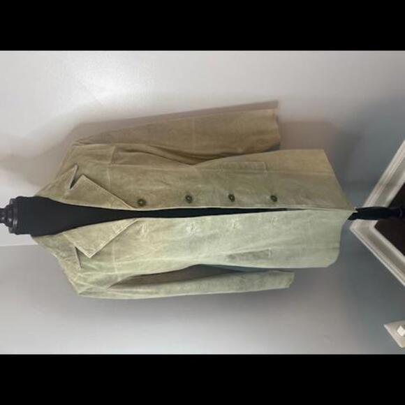Jackets & Blazers - EUC Vintage 100% Suede Leather Grey Jacket, Size Medium